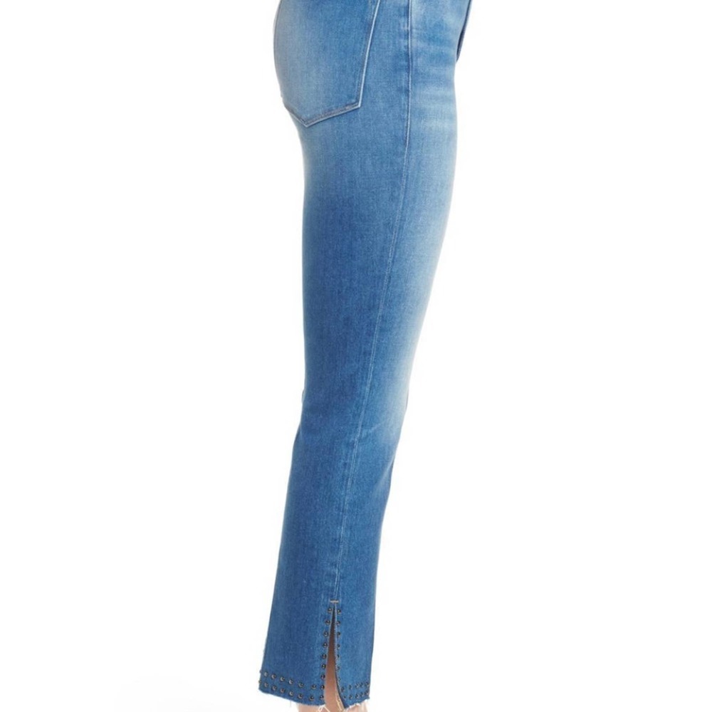 FRAME 👖👖👖Le High Stud Raw Hem Ankle Straight Jeans - Picture 2 of 9
